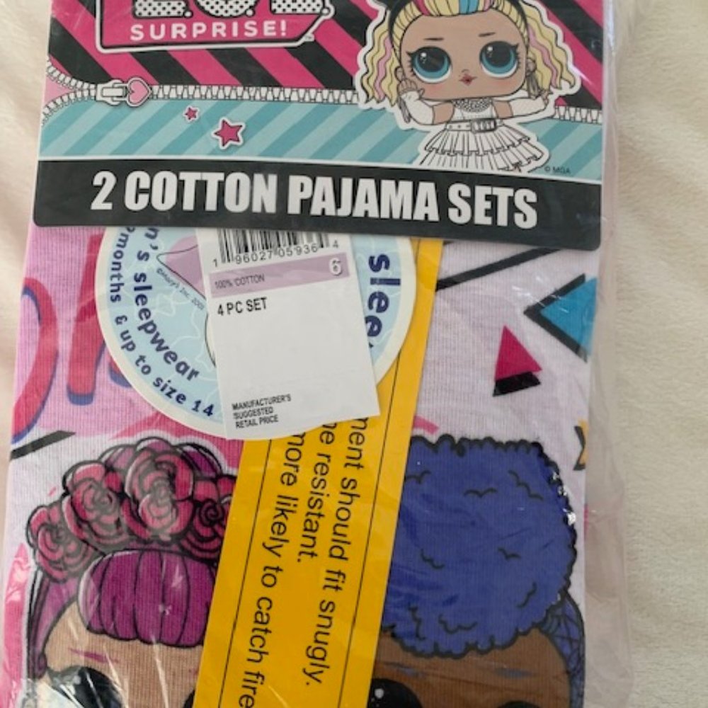 Girls Size 6 bundle of 3 Pajama Sets - Picture 6 of 11